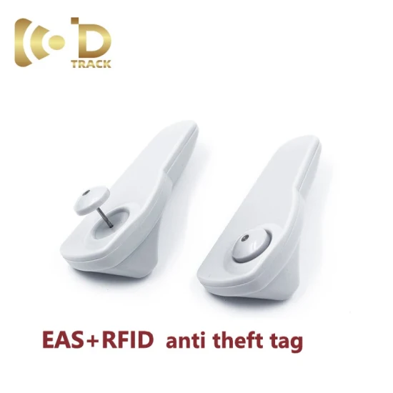 Пользовательская универсальная EAS RF Am Security Противоугонная RFID-метка для одежды Двухчастотная жесткая бирка для одежды, обуви, сумок